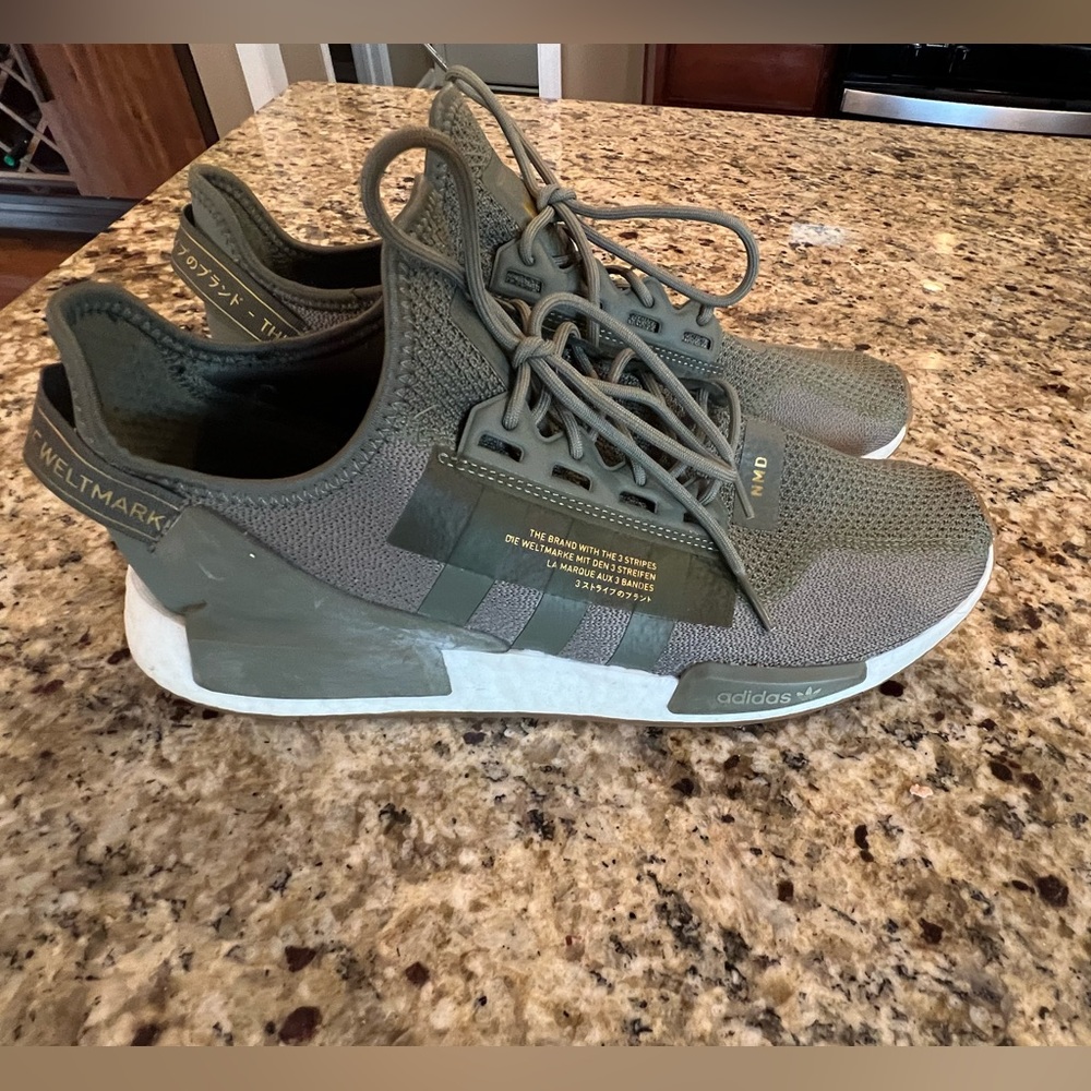 adidas NMD R1 Olive Green Sneakers